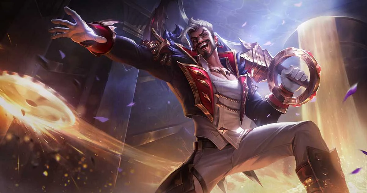 Glorious Crimson Draven Skin Preview