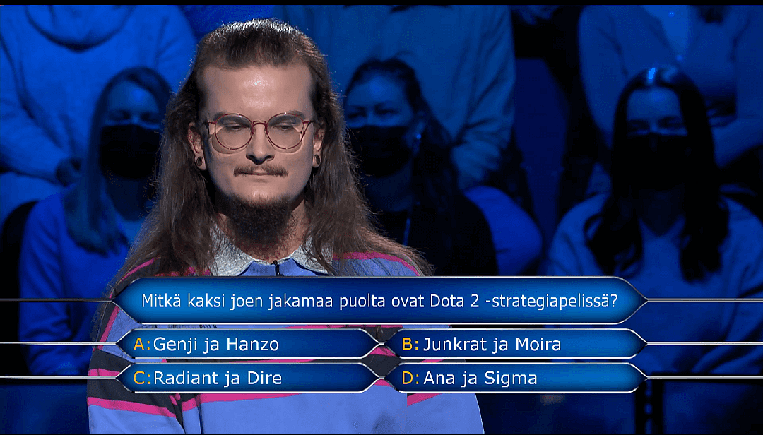 Ilpo Ratinen on the Finnish version of the American game tv show, “Who Wants To Be A Millionaire?