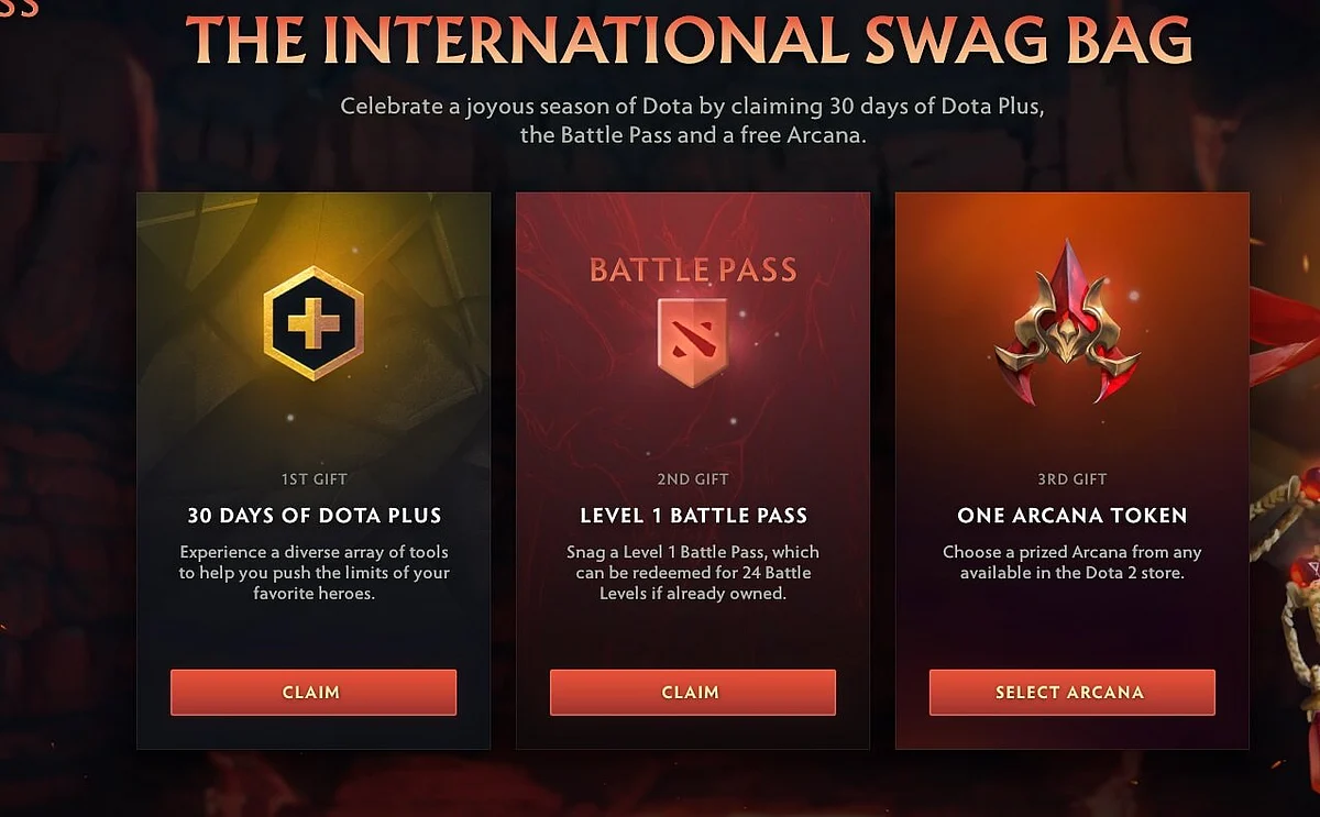 Contents of The International Swag Bag