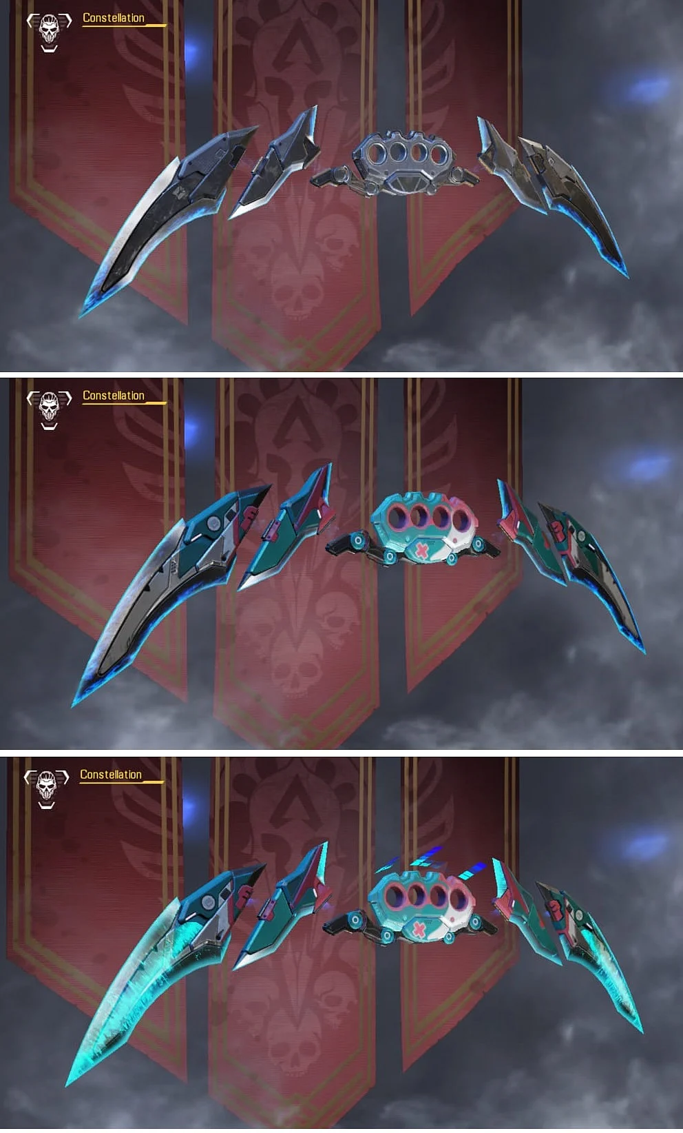 The Constellation Apex Legends Mobile heirloom comes in two forms.