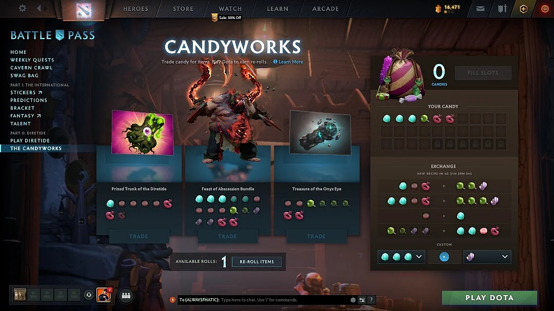 Arcana in the Candyworks.