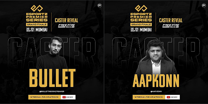 Esportz Premier Series Grand Finale - Free Fire Max Talents
