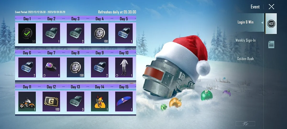 BGMI Event Login & Win