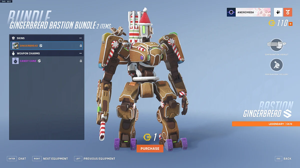 The Gingerbread Bastion bundle is currently available in the shop.