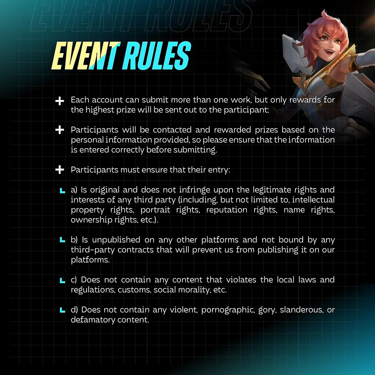Rules for the MLBB Beatrix in My Eyes Event
