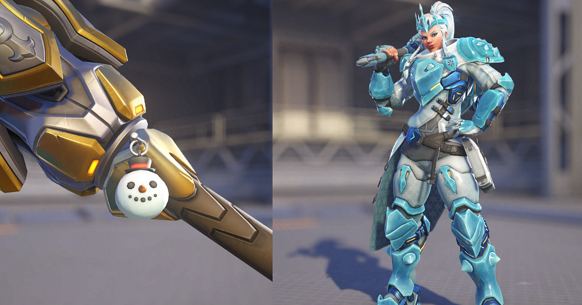 Completing Season's Greetings will give players the Snowman Head Weapon Charm and the Ice Queen Brigitte skin.