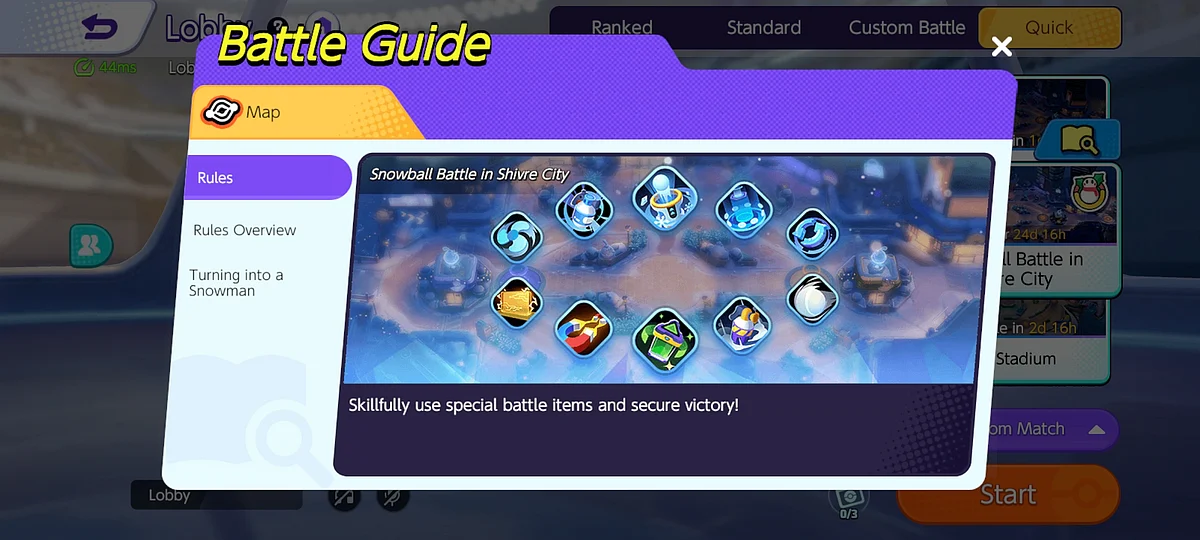 Snowball Battle at Shivre City map