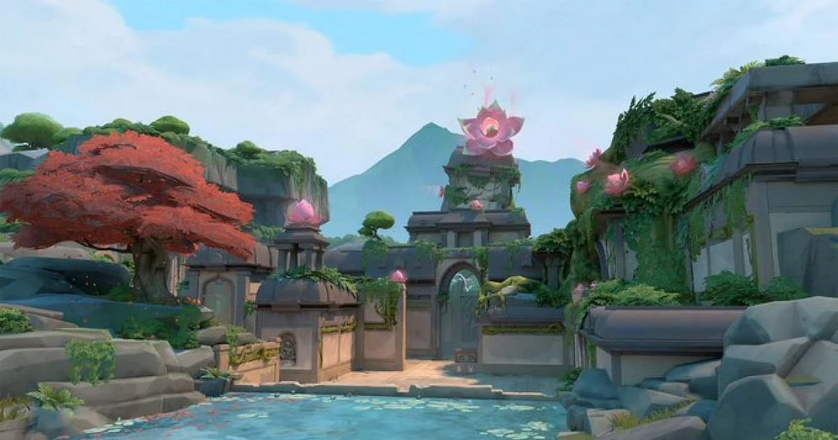 Lotus, the Indian map in Valorant, is a three-site map and has unique gameplay features.