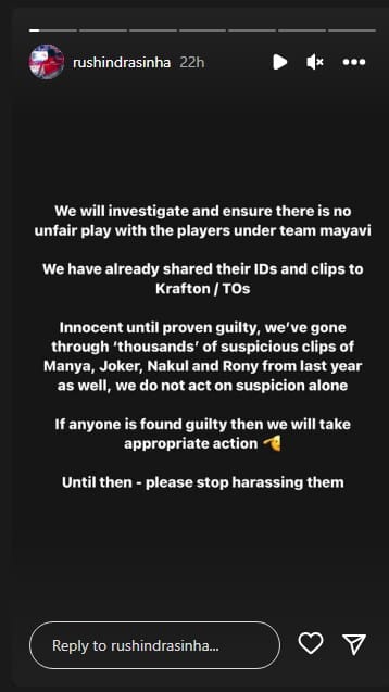 Global Esports CEO statement