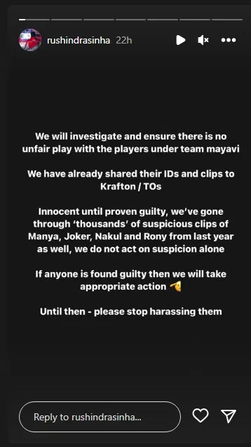 Global Esports CEO statement