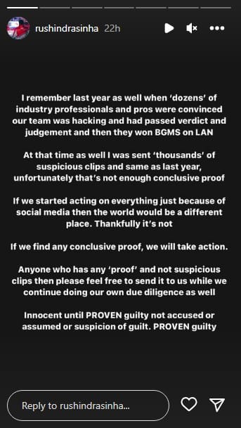 Global Esports CEO statement