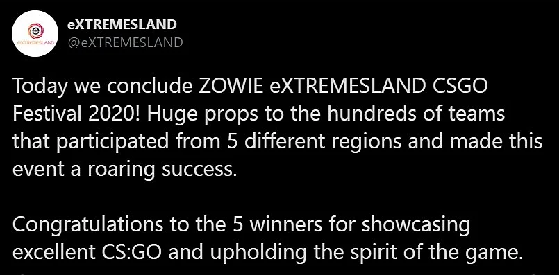 Sangal Esports Wins ZOWIE eXTREMESLAND CS:GO Festival 2020: Middle East