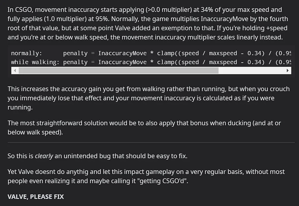 Critical CS:GO Bug Affects Bullet Accuracy While Crouching