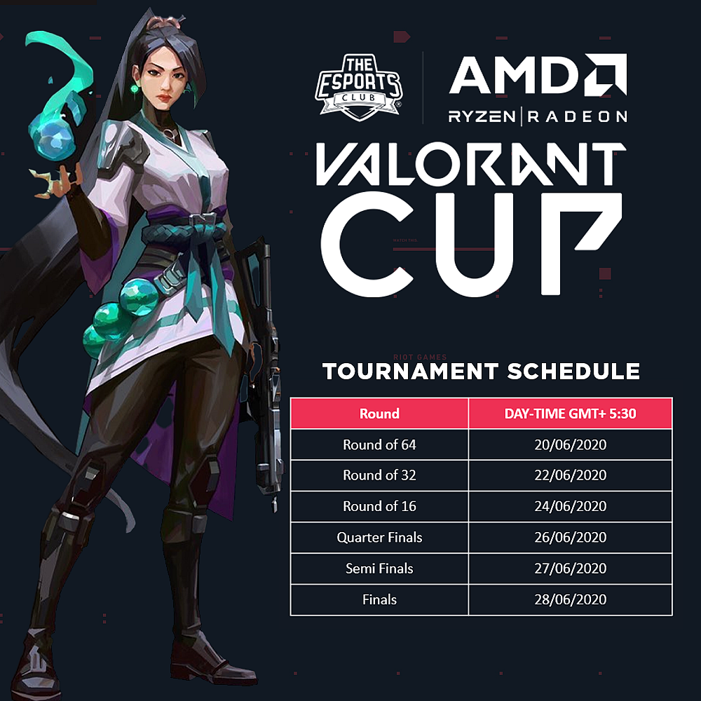 The Esports Club to Host 70,000 INR Prize Pool AMD Valorant Cup For India, Bangladesh & Sri Lanka