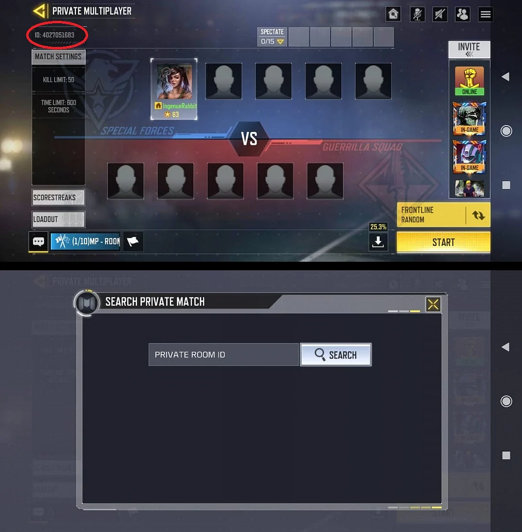 How to Create a Room in COD Mobile