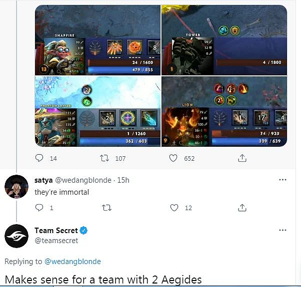 All the Banter from the OG vs Team Secret Series: Twitter Battle