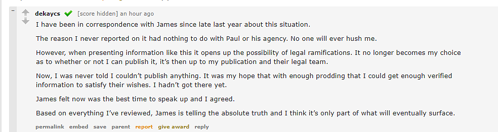 Redeye Responds To James Banks’ Allegations