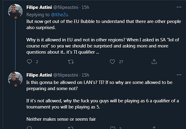 Dota 2 Players and Personalities React to the Coaching Controversy