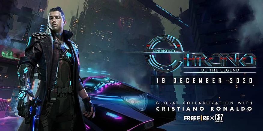 Garena Free Fire Officially Announced Collaboration with Cristiano Ronaldo in Operation Chrono Update