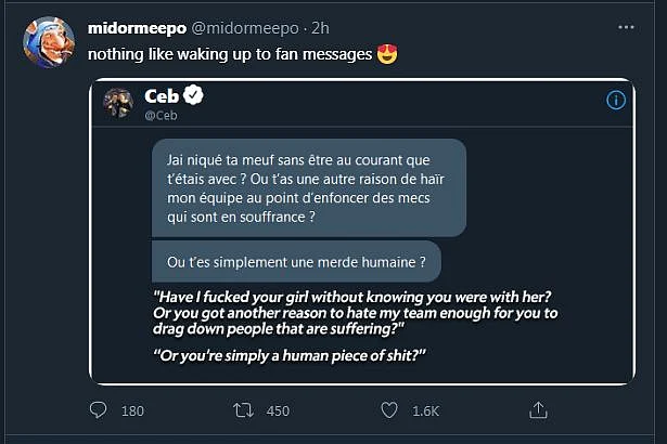 Ceb Lashes Out at Team Secret's Twitter Guy Midormeepo