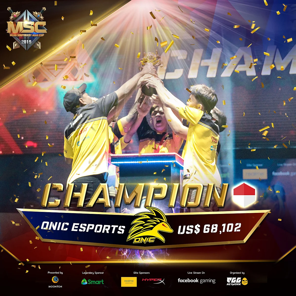 Mobile Legends Southeast Asia Cup: List of Winners