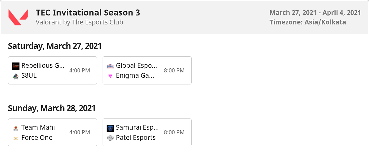 The Esports Club Announces INR 300,000 Valorant Invitational Season 3