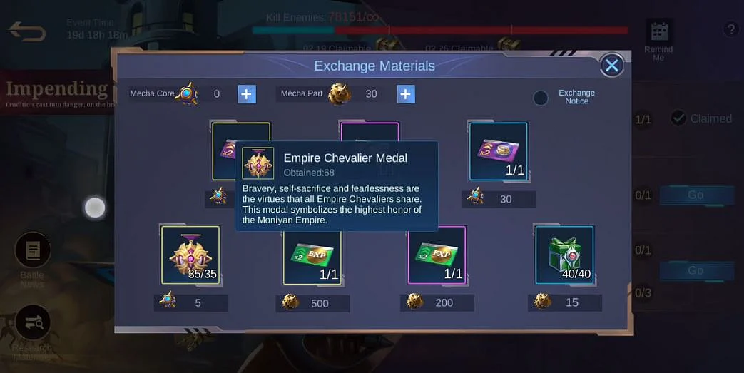 Impending Peril Event in Mobile Legends Leaked
