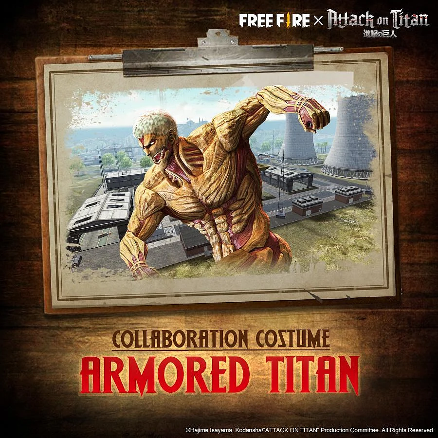 Free Fire x Attack on Titan Collaboration Event is Now Live