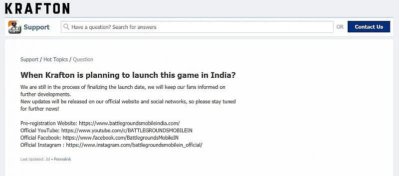 Battlegrounds Mobile India Release Date: Rumours, Speculations, Krafton's Official Stance