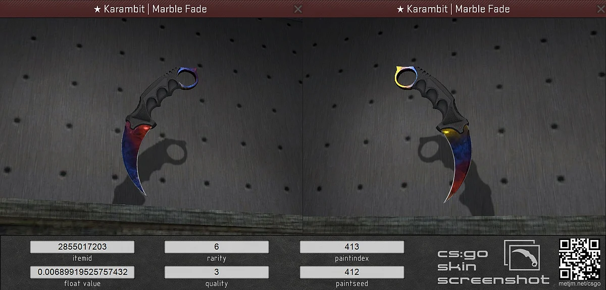 The Complete CS:GO Fire and Ice Guide - Ultra Rare Knife Skin Patterns