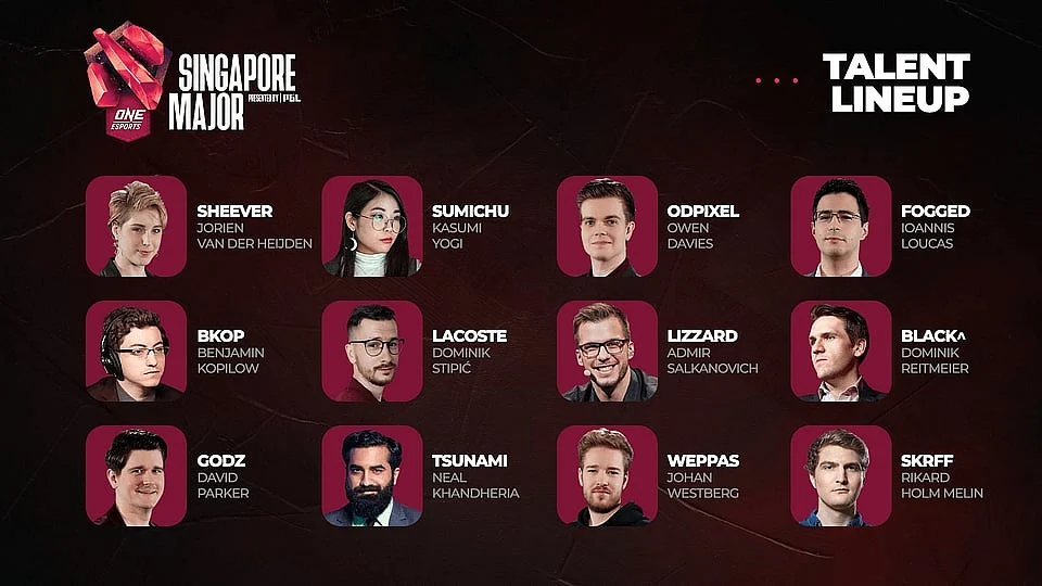 ONE Esports Singapore Major: Schedule, Format, Teams, Full Details