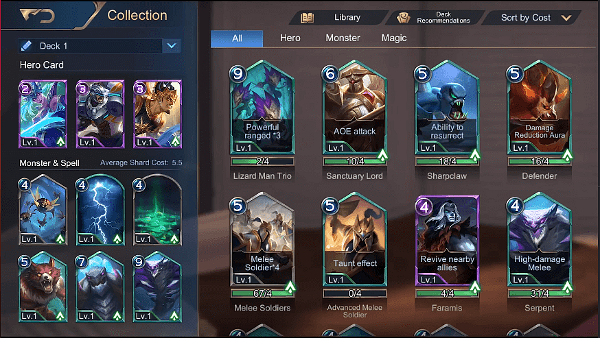 New MLBB 1v1 Card Game Mode "Arena"