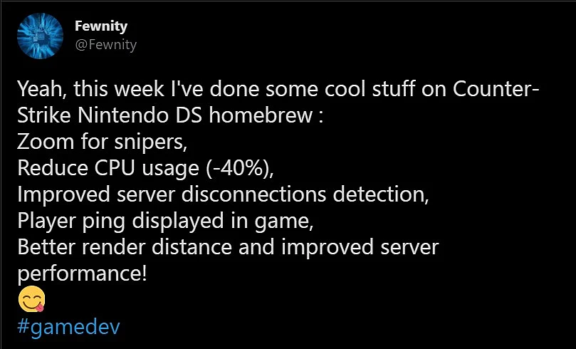 CS:GO User Creates Counter-Strike for Nintendo DS, Shows Gameplay on Dust 2