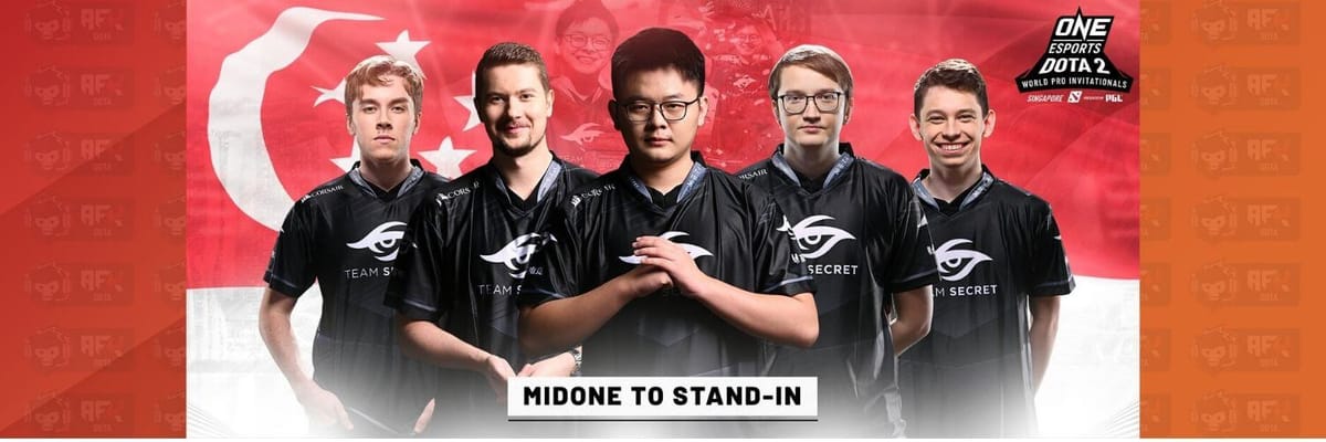 Midone Is Back With Team Secret For The One Esports Dota 2 World Pro Invitational Singapore