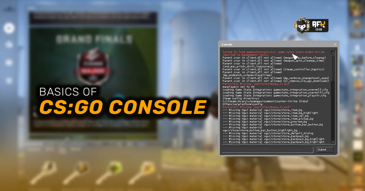 How To Open And Use The Command Console In CS GO