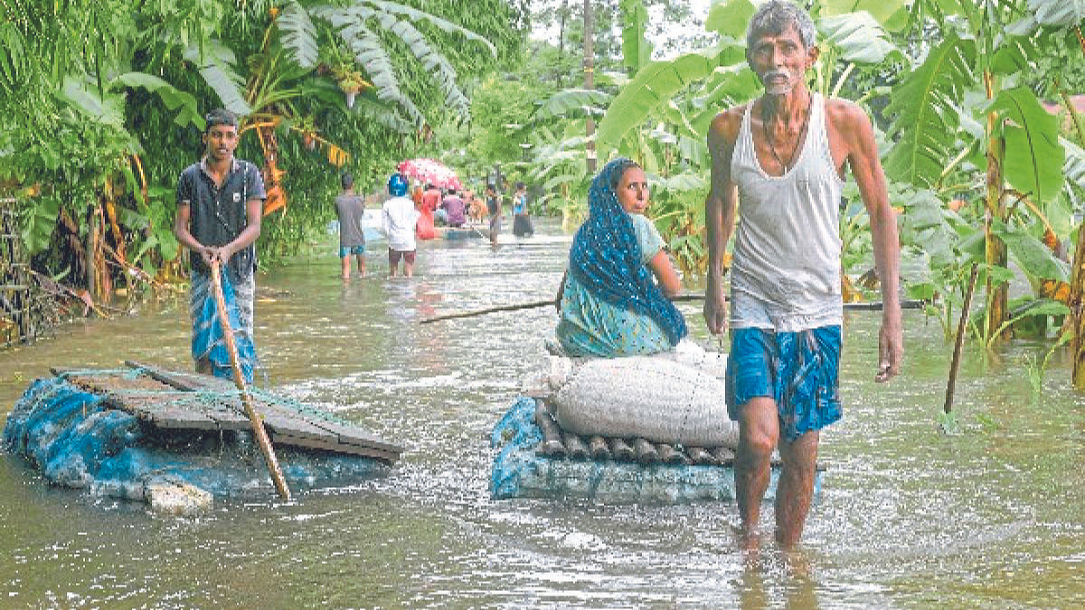 ईशान्येकडील पूरस्थिती गंभीरच