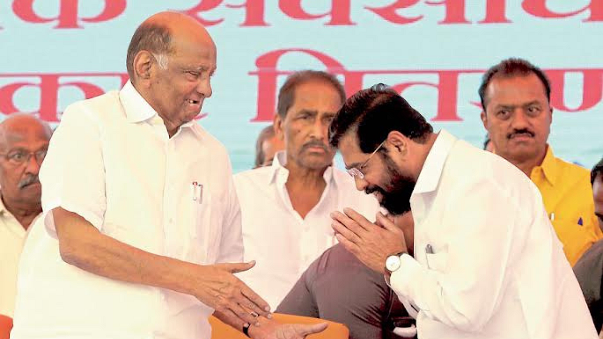 Sharad Pawar Eknath Shinde