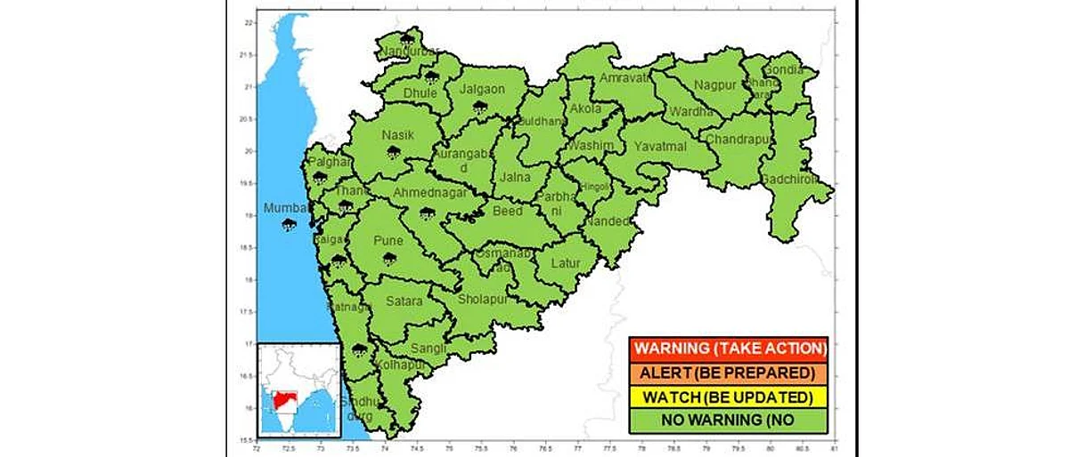 कोकण, मध्य महाराष्ट्रात पावसाची शक्यता