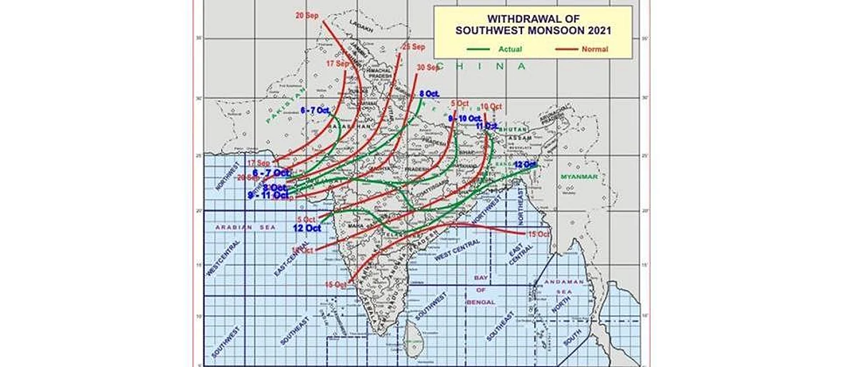 Monsoon withdraws from half of Maharashtra
