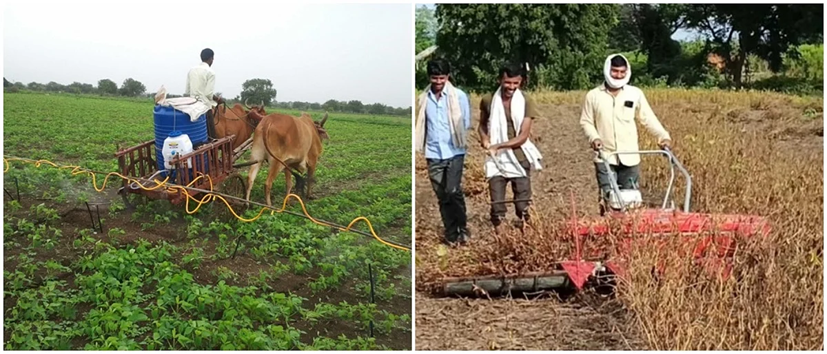 यांत्रिकीकरणातून शेती केली सुलभ, यंत्रांची स्वनिर्मिती देखील.