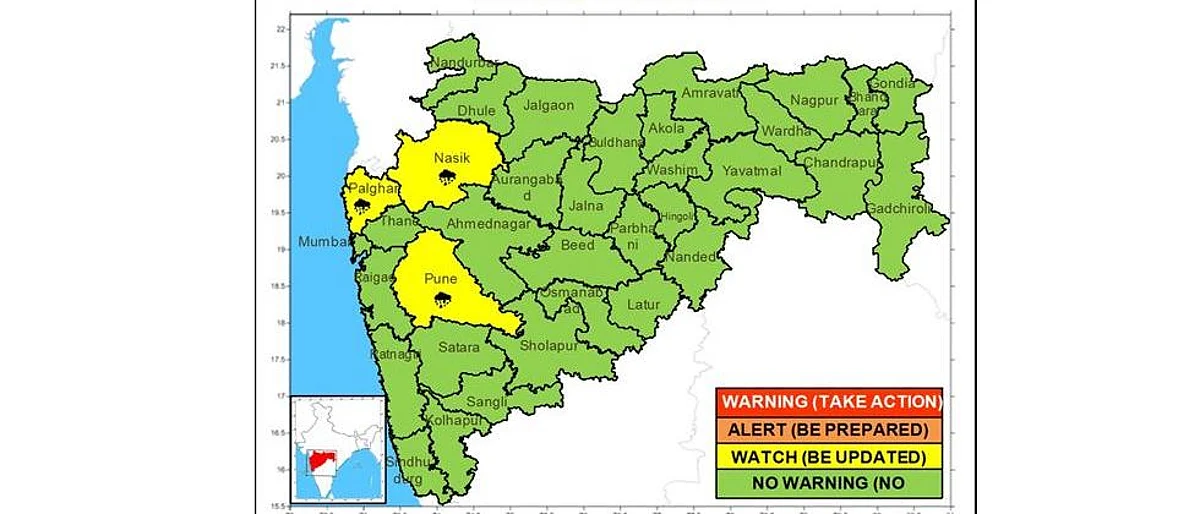 Rains likely in the state from tomorrow