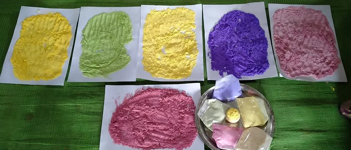 होळीसाठी नैसर्गिक रंगनिर्मितीचा व्यवसाय