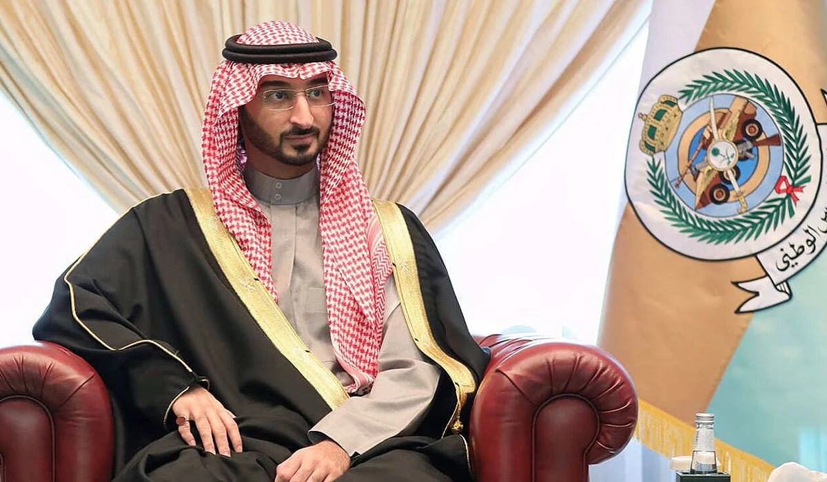 وزير الحرس الوطني يستقبل أميري الفوجين الثاني والعشرين والأربعين