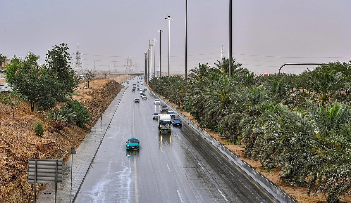 هطول أمطار على المملكة