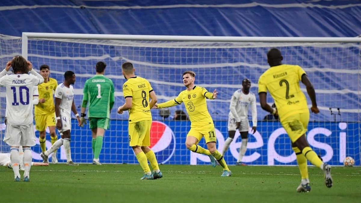 مباراة ريال مدريد وتشيلسي