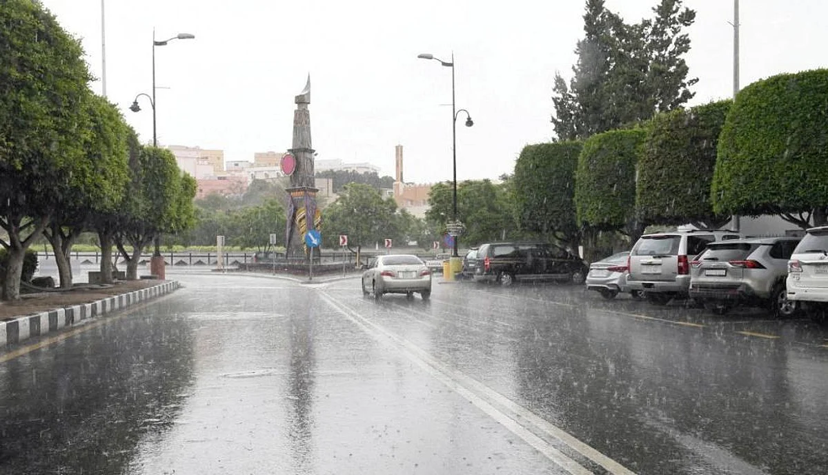 أمطار رعدية على مكة المكرمة