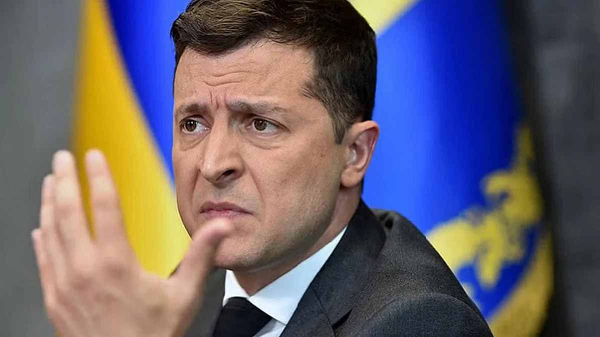 الرئيس الأوكراني، فولوديمير زيلينسكي