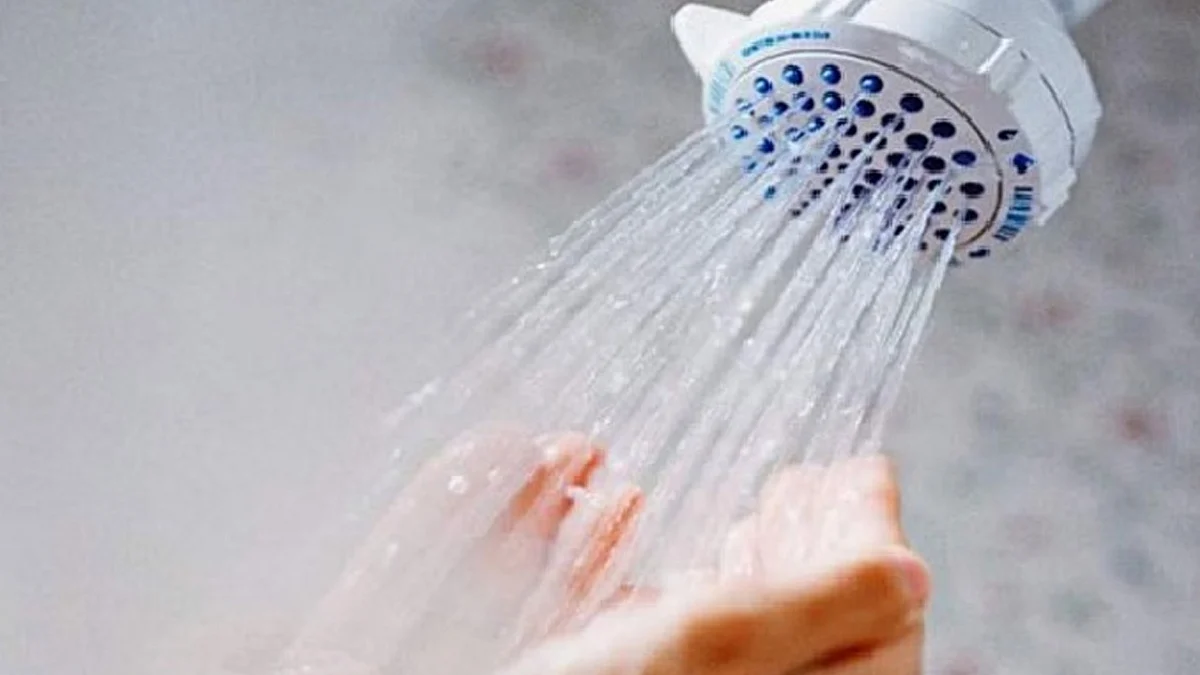 الاستحمام بالماء البارد