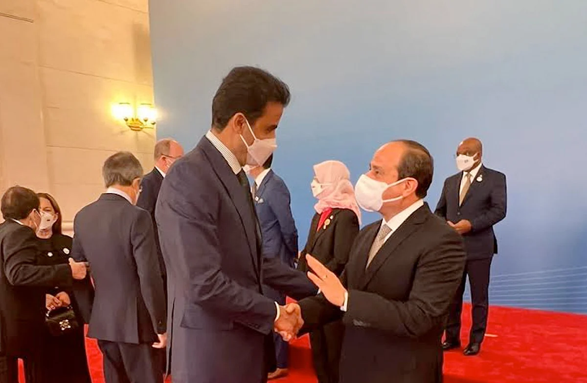 الديوان الأميري: أمير قطر يتوجه إلى مصر تلبية لدعوة السيسي