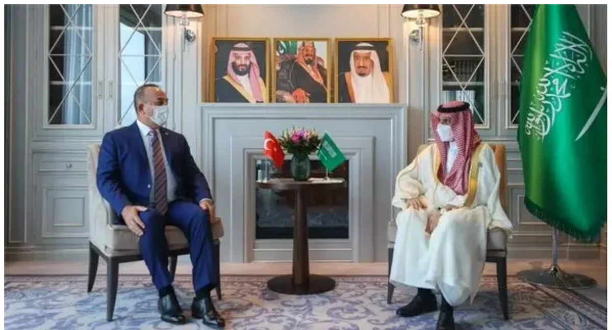 وزير الخارجية ونظيره التركي